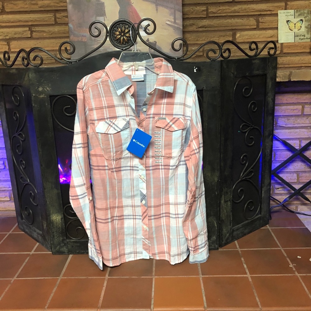 Misses Columbia long sleeve blouse